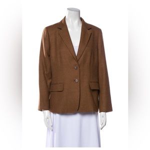 Lafayette 148 Brown Wool Blazer